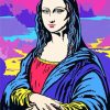 Monalisa Pop Art paint by numbers