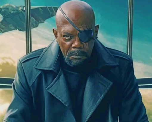 Nick Fury The Avenger paint by numbers