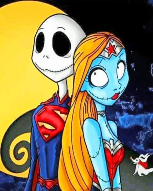 Nightmare Before Christmas paint by numbers