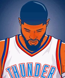 Paul George Nba paint by numbers