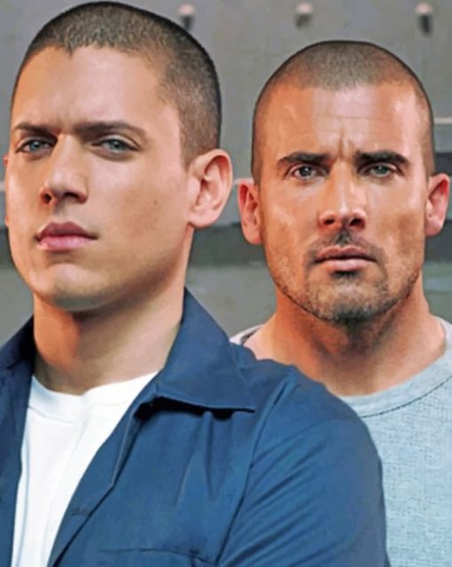 Prison Break Characters paint By Numbers