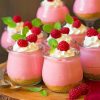 Raspberry Cheesecake Mousse paint By Numbers