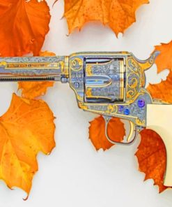 Revolver Colt Saa 175 Gun paint by numbers