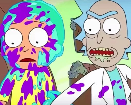 Rick And Morty paint By numbers