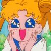 Sailor Moon Laughing paint by numbers