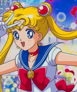 Sailor Moon paint by numbers