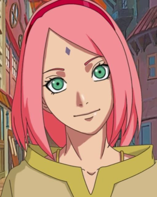 Sakura Anime paint by numbers