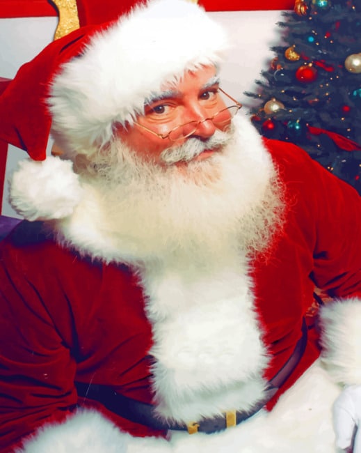 Santa Old man paint by numbers