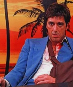 Al Pacino Scarface paint by numbers