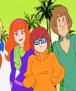 Scooby Doo Characters paint by numbers