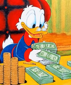 Scrooge Mcduck paint by numbers