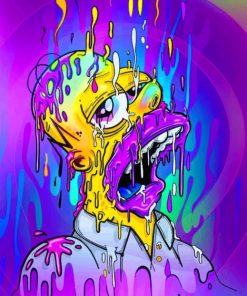 Simpsons Graffiti paint by numbers