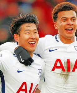 Son Heung And Dele Alli paint by numbers