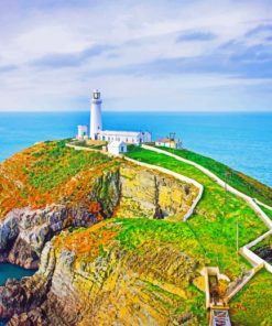 South Stack In Wales paint by numbers