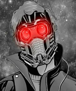 Star Lord paint By Numbers