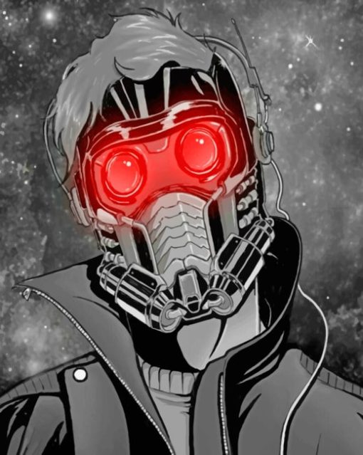 Star Lord paint By Numbers