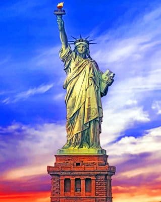 Statue Of Liberty NY USA paint by numbers