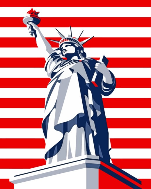 Statue Of Liberty paint By Numbers