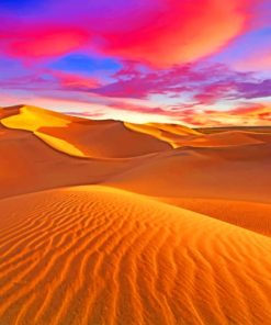 Sunset Desert paint By Numbers