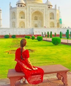 Taj Mahal paint By numbers