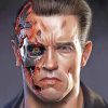 Terminator Portrait paint By Numbers