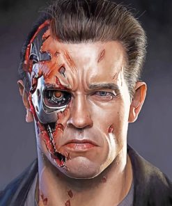 Terminator Portrait paint By Numbers