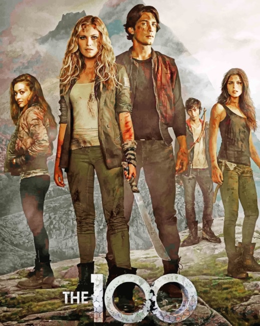 The 100 Poster paint by numbers