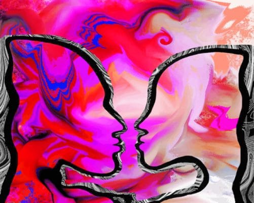 The Space Between Lovers paint By Numbers