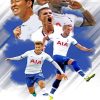 Tottenham Hotspur Poster paint by numbers