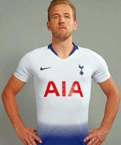 Tottenham Kit Harry Kane paint by numbers