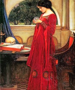 Waterhouse Crystal ball Artwork paint by numbers