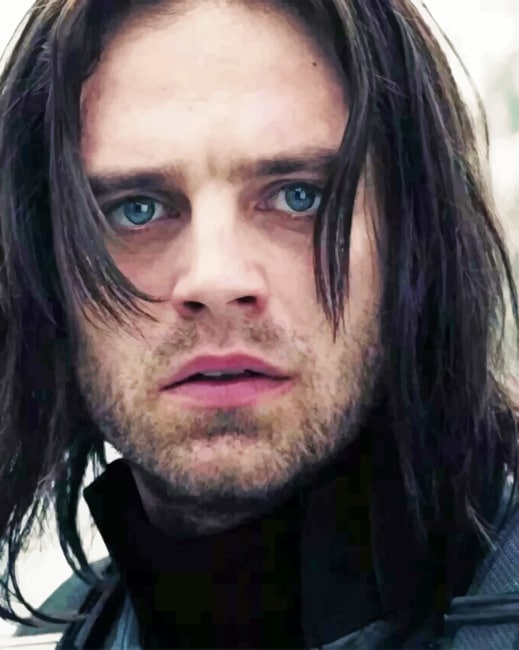 Winter Solidier Bucky Barnes paint by numbers