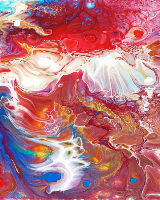 Abstract Art paint By Numbers