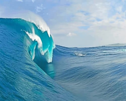 Big wave paint by numbers