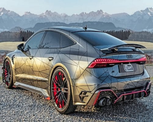 Black Audi Rs7 Paint By Numbers