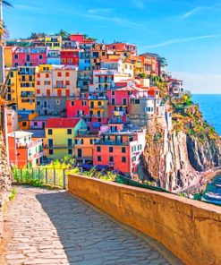 Cinque Terre National Park paint By Numbers