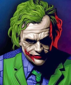 Joker Movie paint by numbers