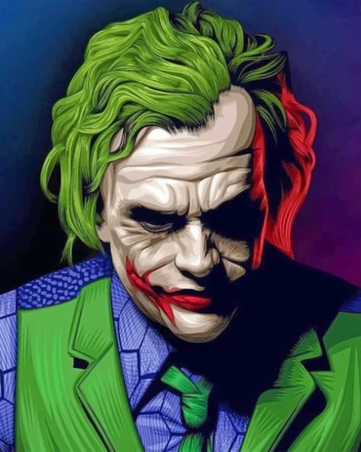 Joker Movie paint by numbers