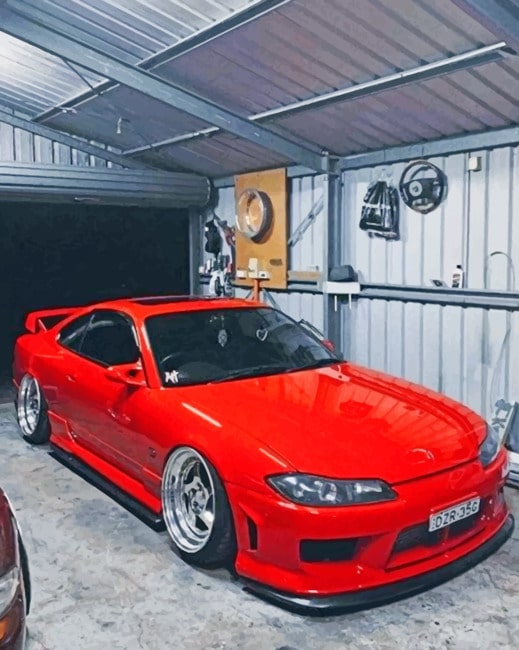 Red S15 paint by Numbers