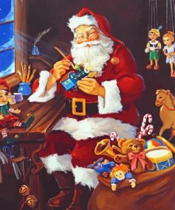 Santa Claus Father paint by numbers