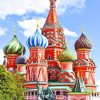 St Basils Cathedral paint by Numbers