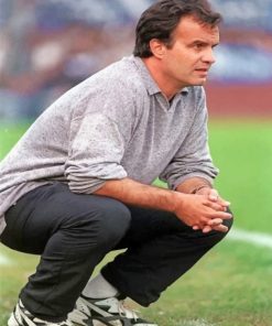 Young Marcelo Bielsa paint by numbers