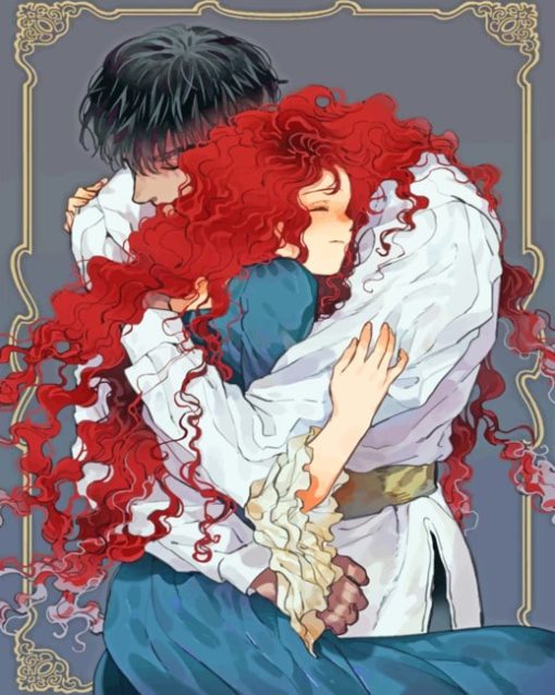 Anime Couple paint By Numbers