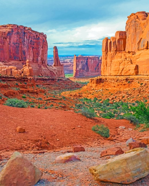Arches National Park paint By Numbers