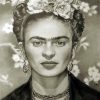 Black And White Frida Kahlo paint By Numbers