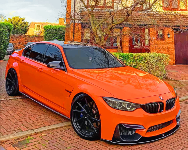 Bmw M3 paint By Numbers