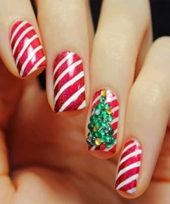 Christmas Nails paint By Numbers