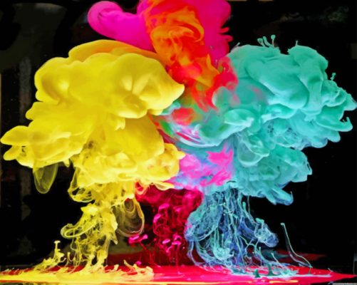 Color Drops In Water paint By Numbers