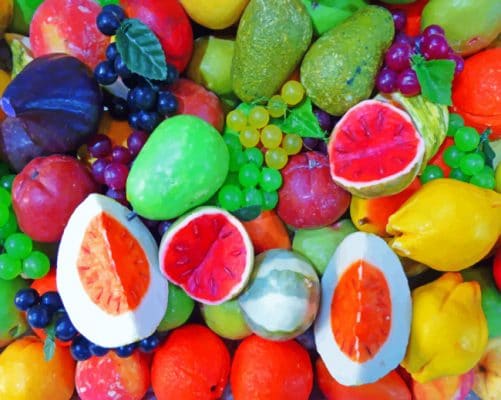 Colorful Fruits paint By Numbers