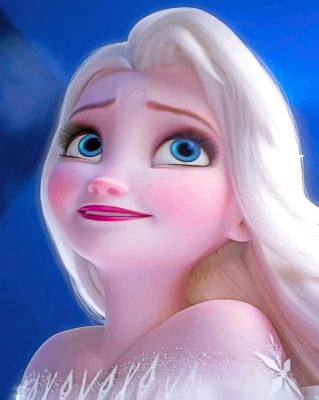Elsa paint By Numbers